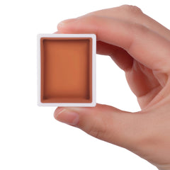 Narrative Cosmetics front pan showing warm tone color and compact design benefit