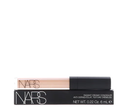 NARS tube front view showing brand and compact packaging benefit: travel-ready
