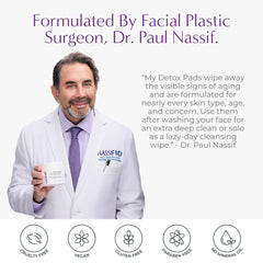 NASSIFMD before and after texture comparison showing smoother skin