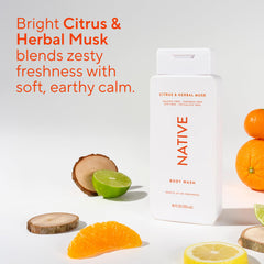 Native 18 oz bottle in hand showing true size and convenient daily use