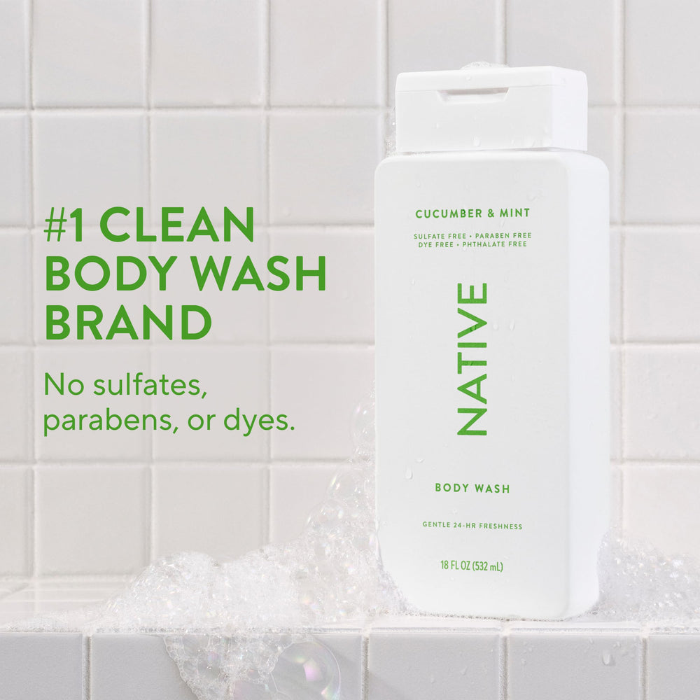 Native pump close-up highlighting easy-dispense for less waste