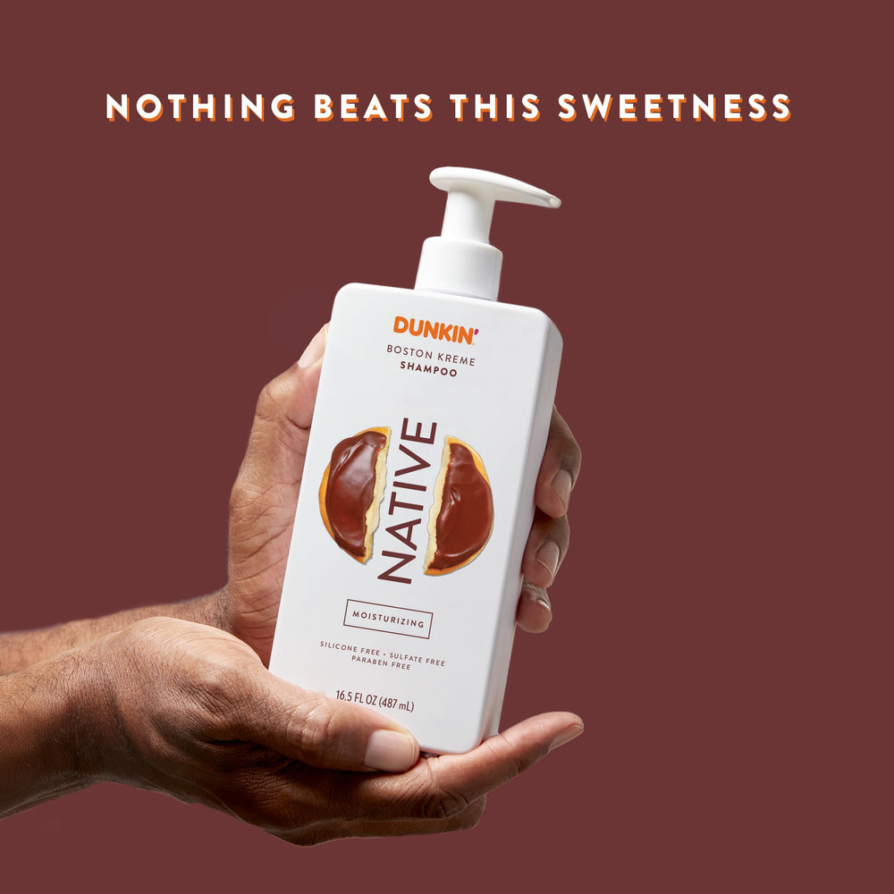 Native shampoo foam texture on hand showing gentle lather and effective cleansing