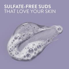Native lather on loofah demonstrating rich foam and efficient cleansing