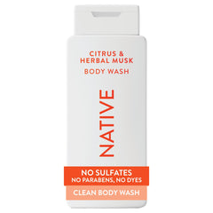Native front packaging showing bottle and clear scent identity for easy selection