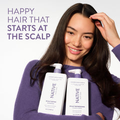 Native conditioner with avocado oil ingredient image highlighting nourishment benefit