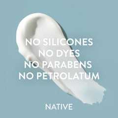 Native ingredients display with shea butter and glycerin illustrating hydration