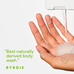 Native creamy lather close-up demonstrating rich foam and gentle conditioning effect