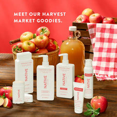 Close-up of Native label ingredient list highlighting naturally derived ingredients benefit