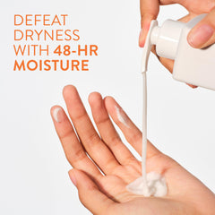 Native lotion texture close-up illustrating quick-absorb benefit