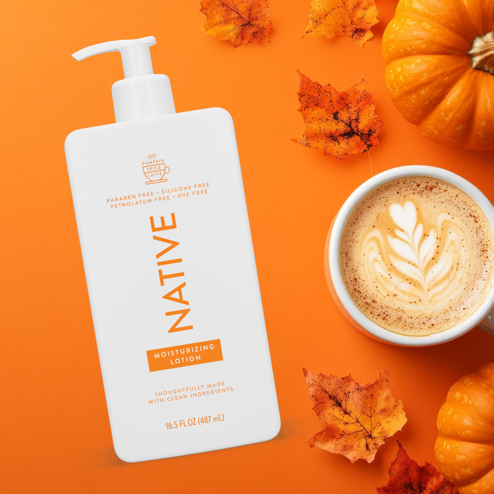 Native cream texture close-up showing smooth formula that absorbs and hydrates