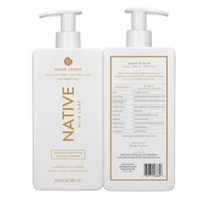 Native conditioner staged with holiday decor conveying festive gifting benefit