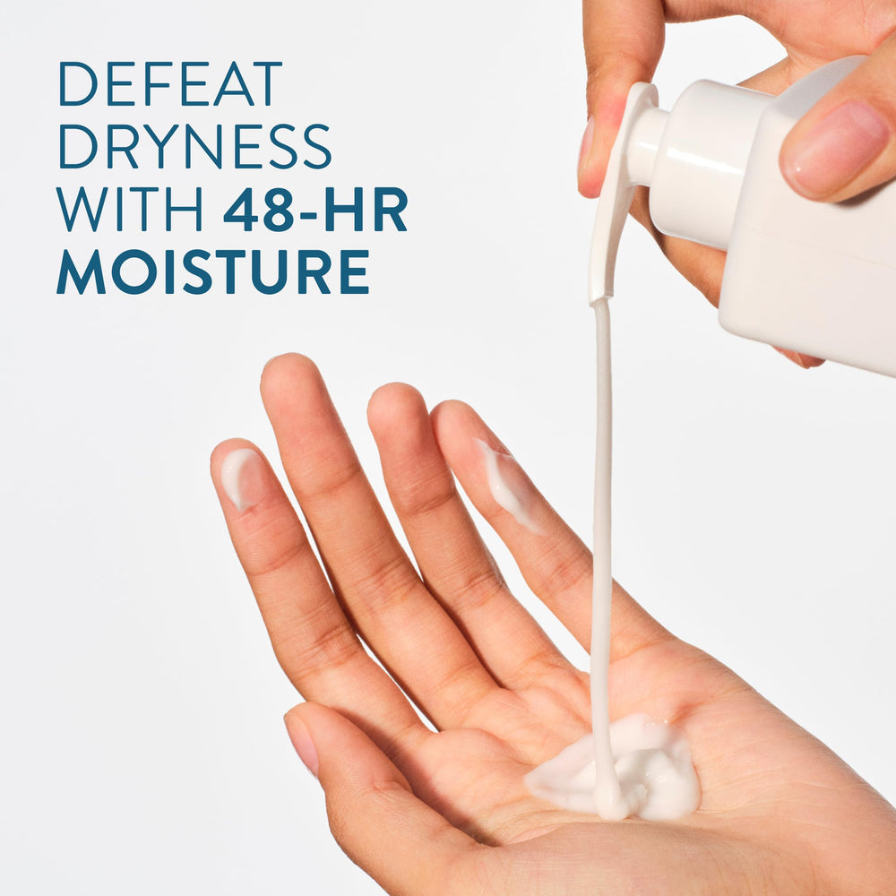 Native lotion texture close-up highlighting creamy quick-absorbing feel