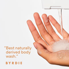 Native rich creamy foam texture demonstrating moisturizing lather benefit