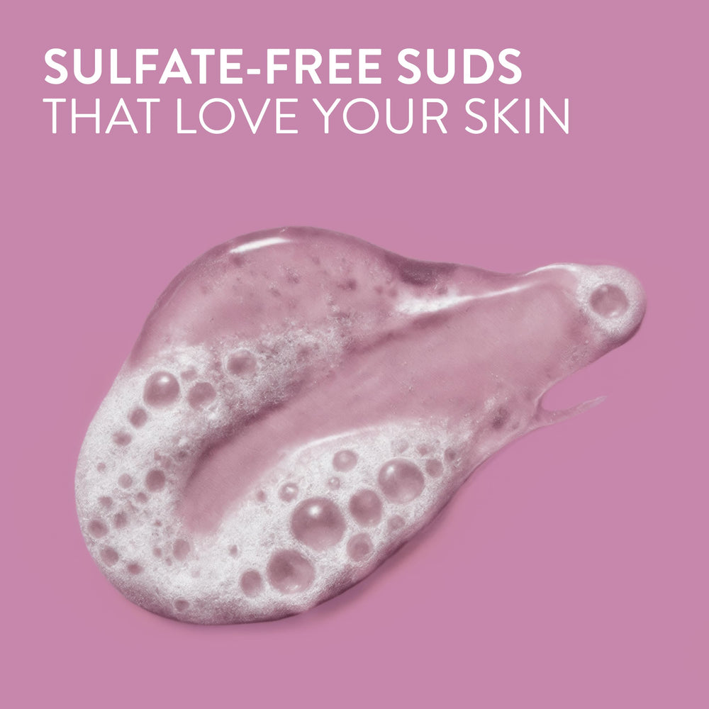 Native creamy foam texture close-up illustrating gentle moisturizing lather