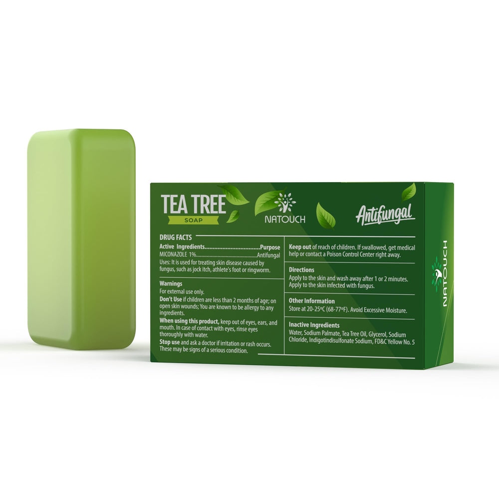 Natouch soap in bathroom lifestyle scene conveying daily freshness benefit