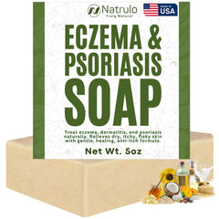 Natrulo front packaging showing bar and benefits for gentle cleansing