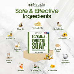 Natrulo ingredients display with calendula and oats indicating natural care