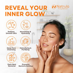 Natrulo ingredient label highlighting kojic acid and skin-friendly formulation