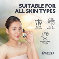 Natrulo jar placed on bathroom shelf as part of nighttime routine