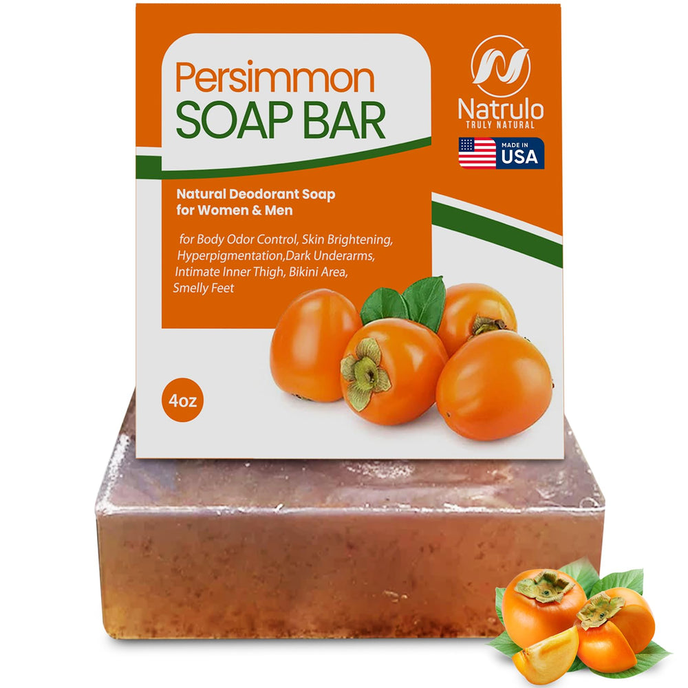 Natrulo persimmon bar front packaging shows brand and scent for clear selection