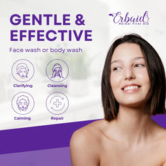 Natrulo soap with aloe and bergamot visual suggesting soothing fragrance