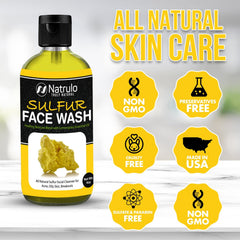 Natrulo product label detail highlighting 10% sulfur and lemongrass