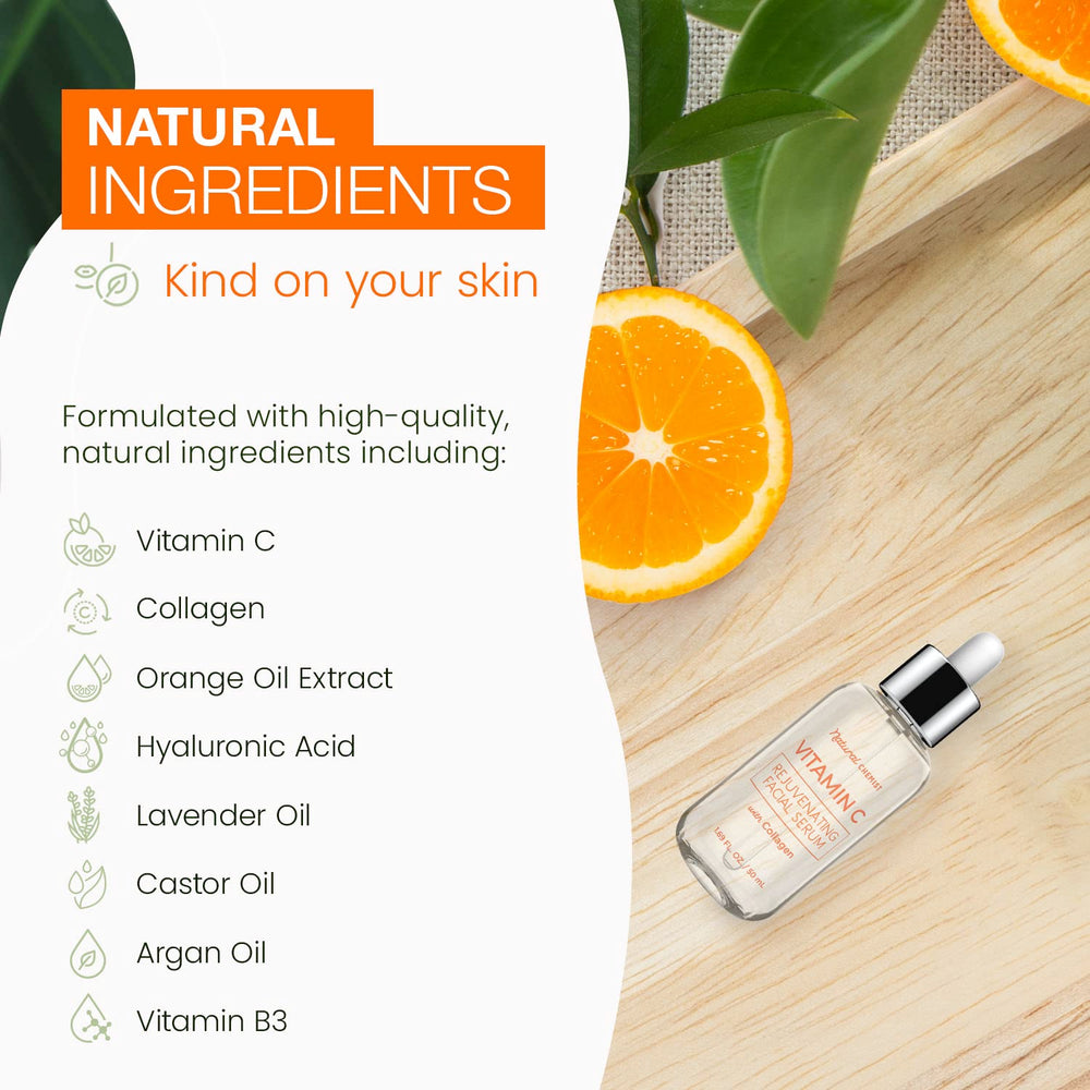 Natural Chemist bottle next to coin for scale, clarifies 1.69 oz product size benefit