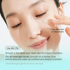 NATURAL DERMA PROJECT applied outdoors showing on-the-go sun care benefit