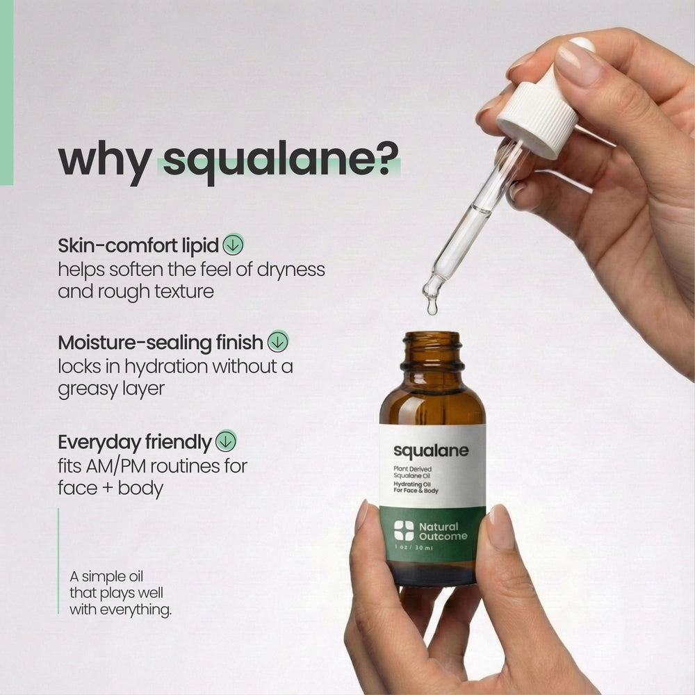 natural outcome oil on lips and cuticles, soothes and protects delicate areas