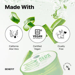 Nature Republic gel in hand demonstrating fast absorption and hydration
