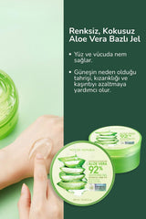 Nature Republic jar next to common objects showing 300ml scale for value benefit