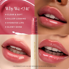 Nature Republic Honey Melting Lip texture swipe on arm showing glossy, smooth balm-like benefit