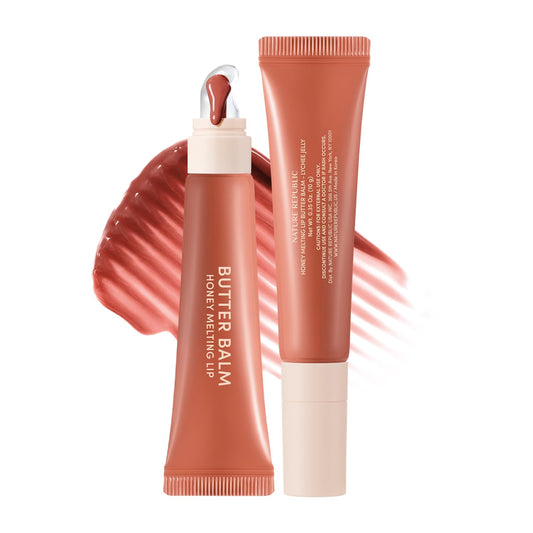 Nature Republic front packaging showing lychee jelly shade and benefit of glossy tint