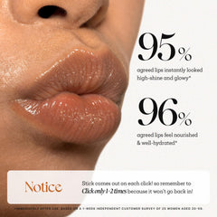 Nature Republic open stick revealing balm tip for easy, hygienic application
