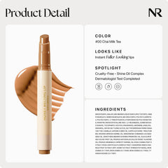 Nature Republic next to a coin for scale indicating compact, travel-friendly size
