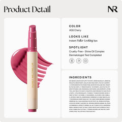 Nature Republic next to coin for size comparison, indicating portable travel-friendly design