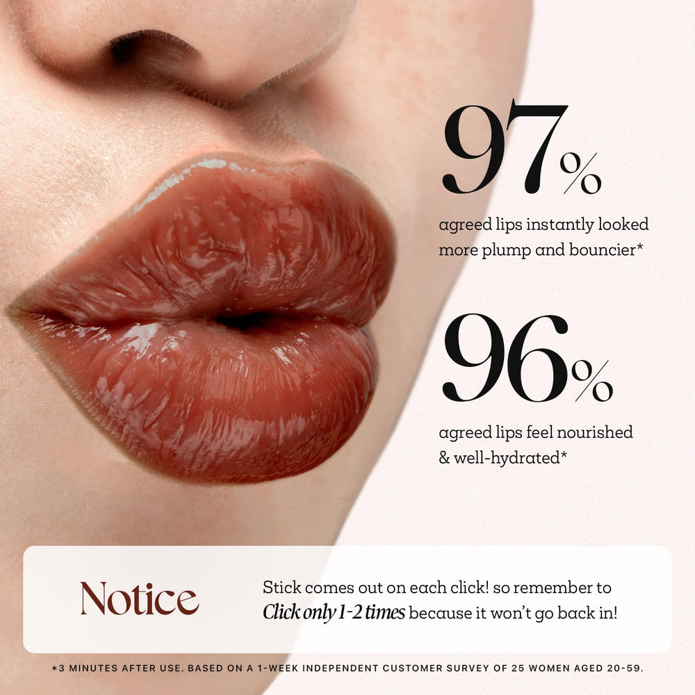 Nature Republic lip swatch on hand demonstrating sheer dirty choco tint
