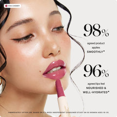Nature Republic texture close-up showing glossy honey-like finish and smooth application benefit