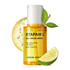 Nature Republic bottle front view showing label and brightening benefits