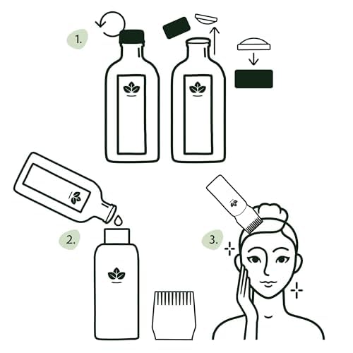 Nature Spell application of oil to scalp with massage demonstrating circulation benefit