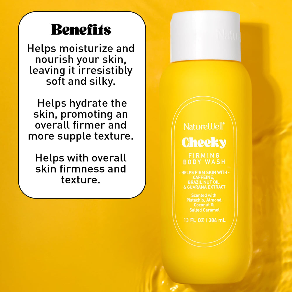 NATURE WELL in-shower use with hands lathering for invigorating routine
