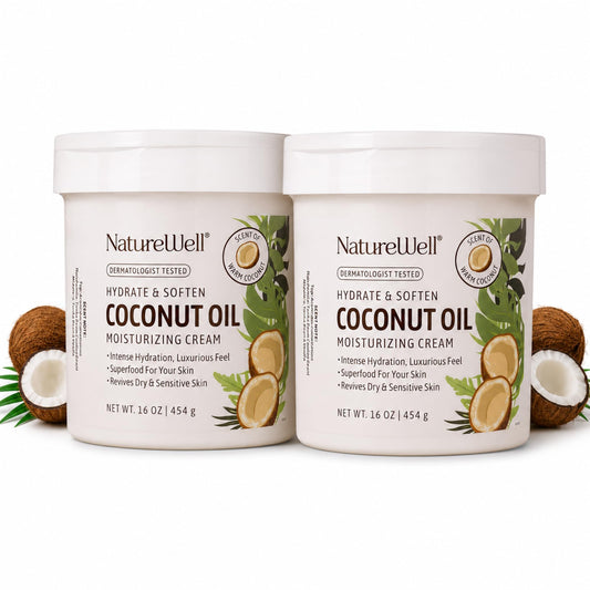 NATURE WELL front jar showing label and 16 oz size for value
