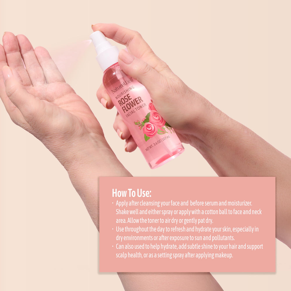 NATURE WELL spritz to hair demonstrating frizz control and subtle conditioning