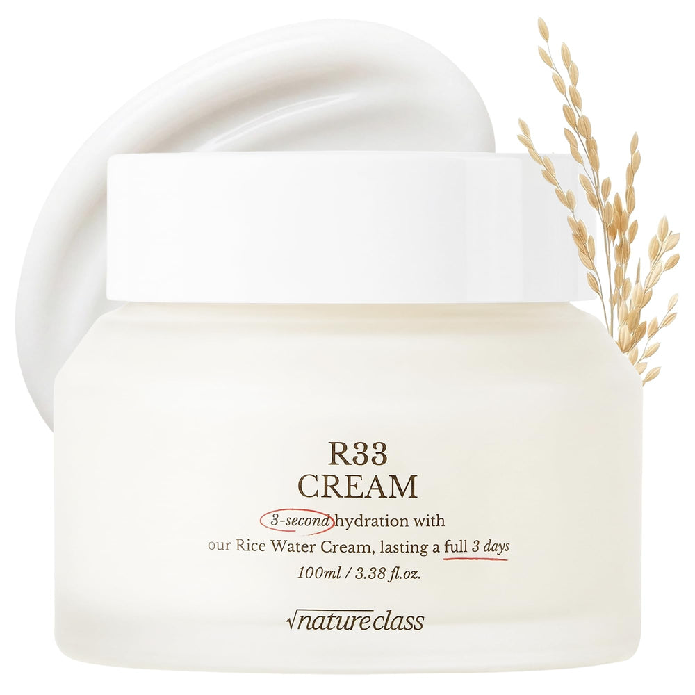 NATURECLASS front jar showing product and clean packaging benefits hydration