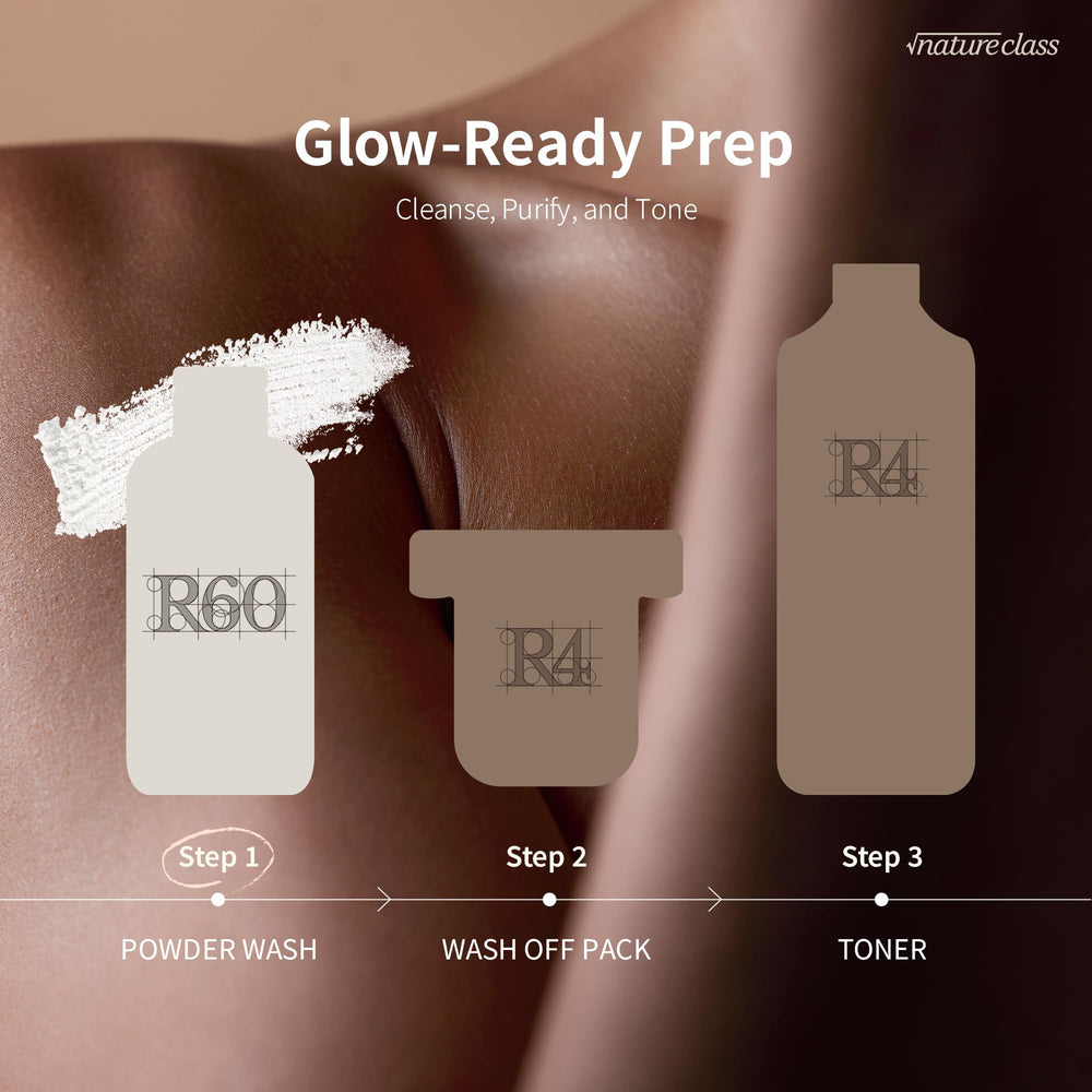 NATURECLASS staged bathroom setting showing cleanser integrated into daily routine