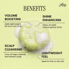 NATURÉL Loxy Boost lather in hand creating rich foam for easy application
