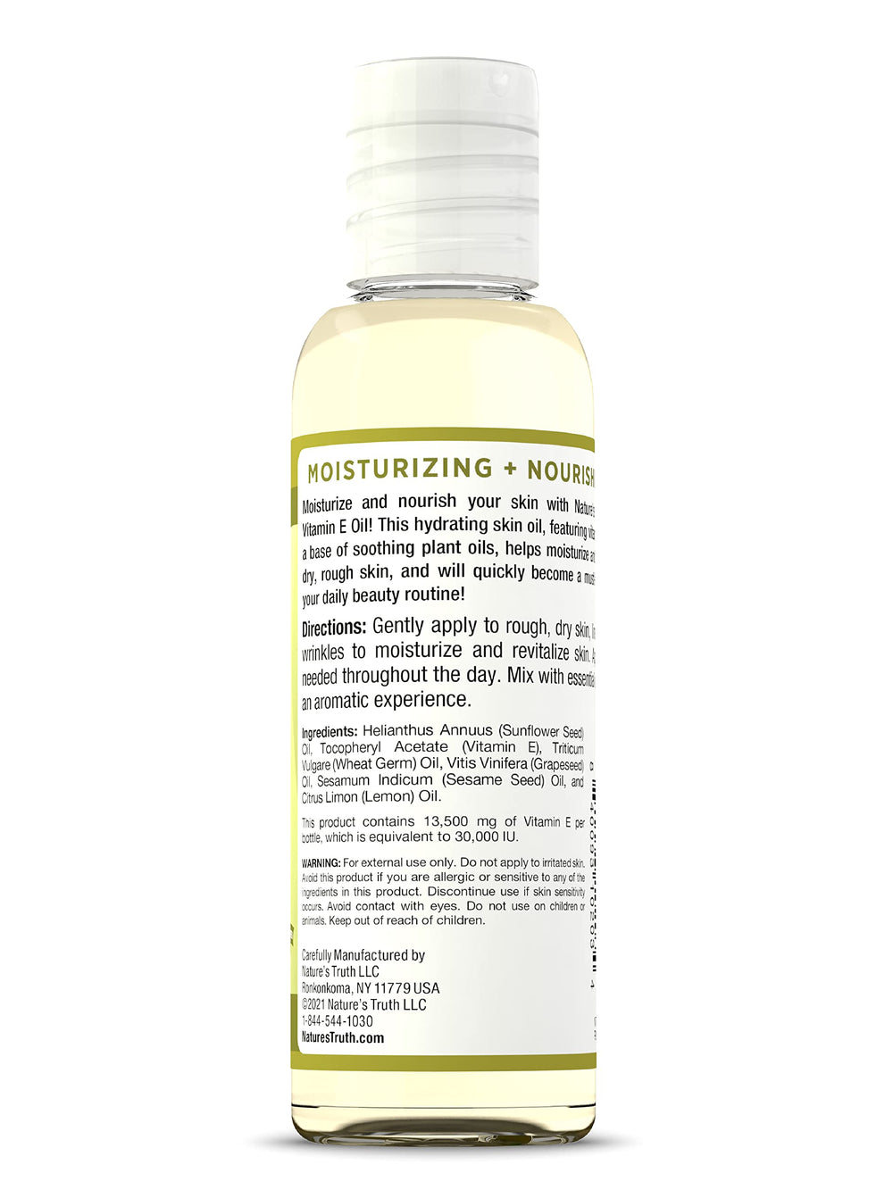 Nature's Truth with lemon slice highlighting scent and fresh fragrance boost