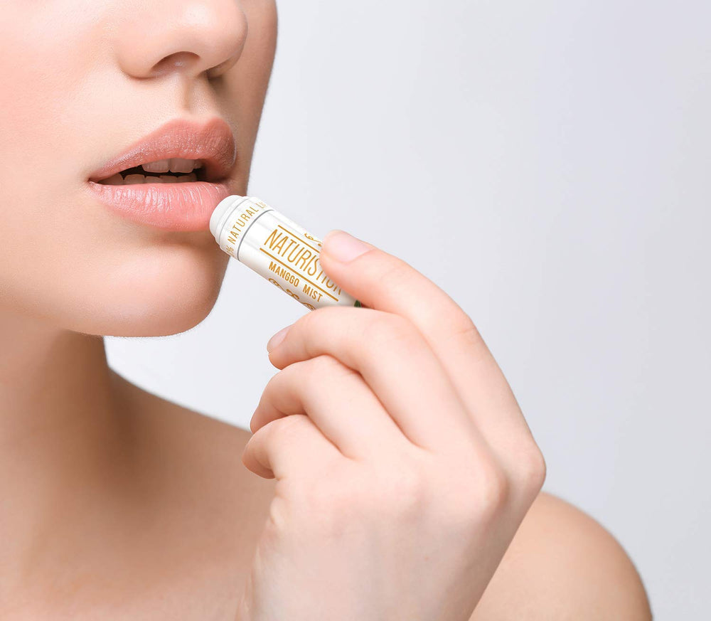 Naturistick close-up of balm texture highlighting smooth non-sticky glide benefit