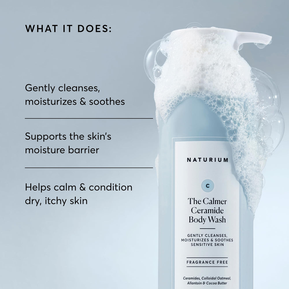 Naturium cream texture closeup highlighting moisturizing feel