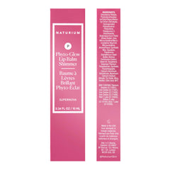 Naturium Phyto-Glow applicator close-up showing shimmer texture and smooth, hydrating finish